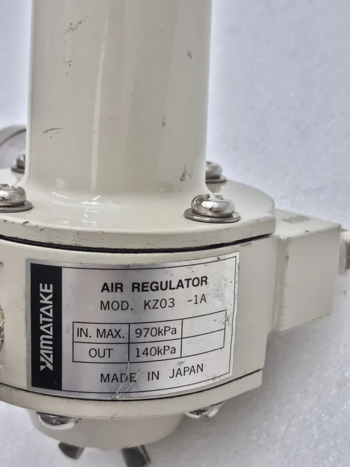 YAMATAKE KZ03-1A AIR REGULATOR IN. MAX. 970kPa OUT. 140kPa Made In Japan